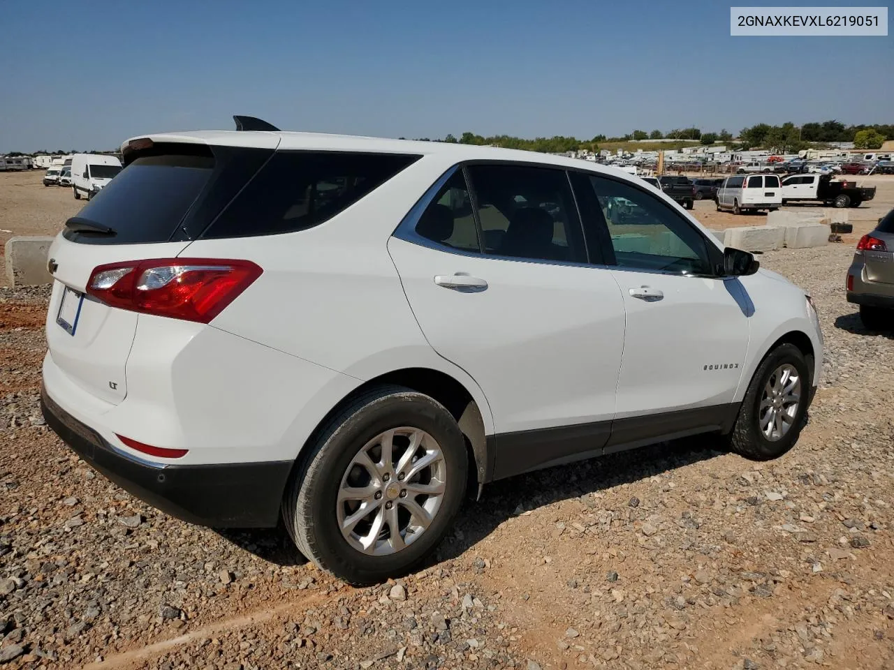 2020 Chevrolet Equinox Lt VIN: 2GNAXKEVXL6219051 Lot: 75075724