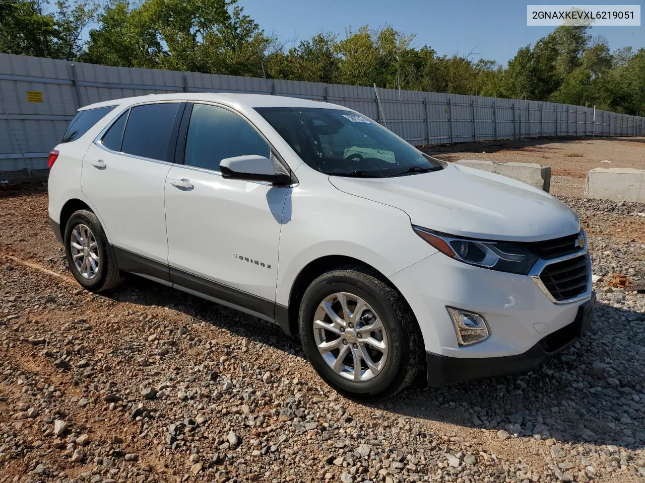 2020 Chevrolet Equinox Lt VIN: 2GNAXKEVXL6219051 Lot: 75075724