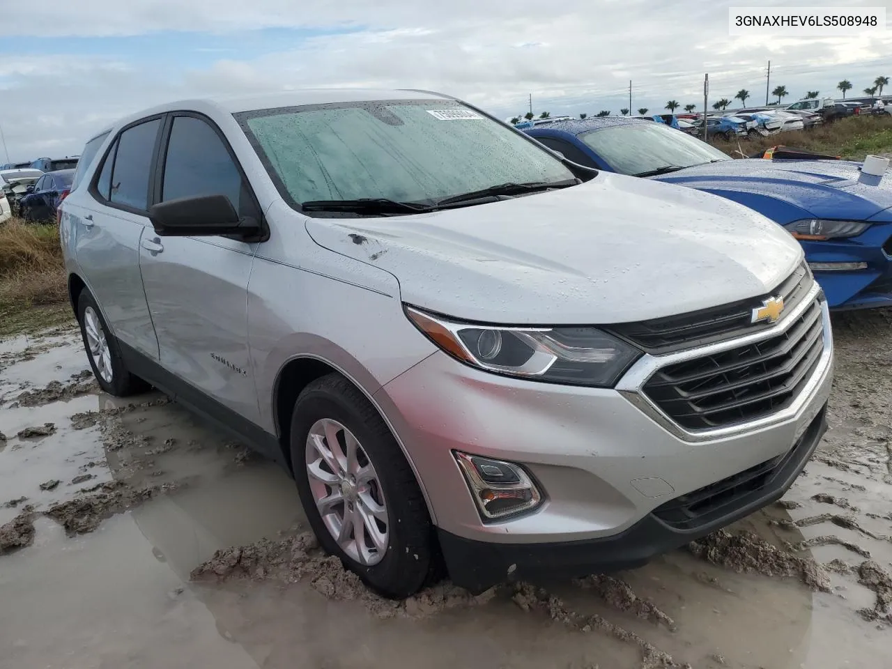 2020 Chevrolet Equinox Ls VIN: 3GNAXHEV6LS508948 Lot: 75099004