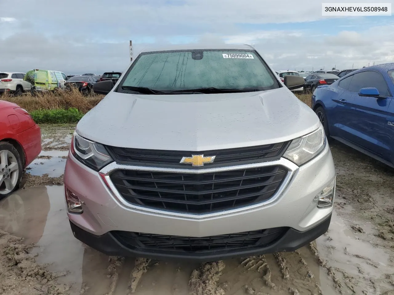 2020 Chevrolet Equinox Ls VIN: 3GNAXHEV6LS508948 Lot: 75099004