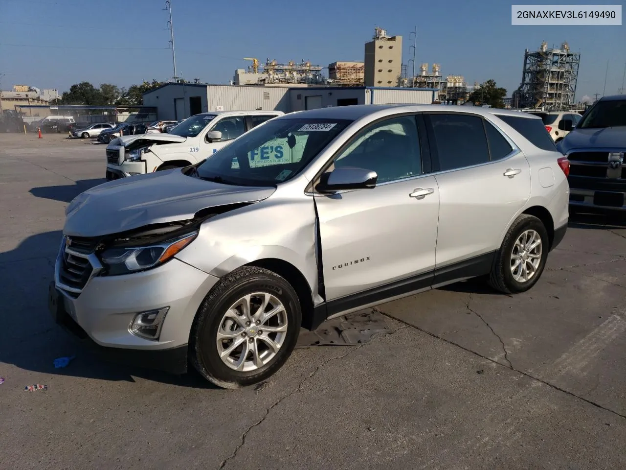 2020 Chevrolet Equinox Lt VIN: 2GNAXKEV3L6149490 Lot: 75138784