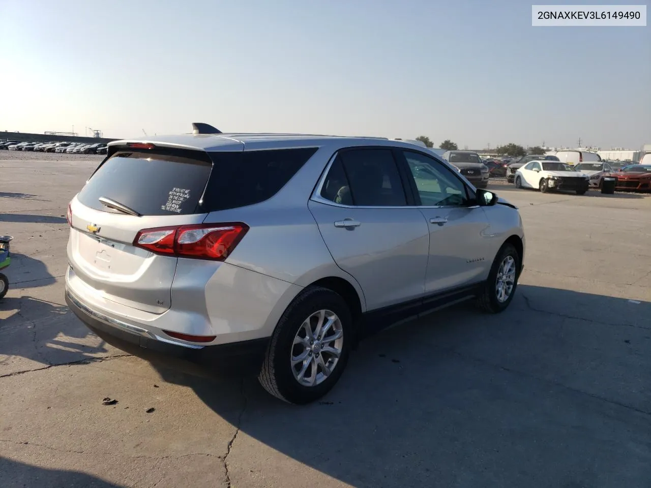 2020 Chevrolet Equinox Lt VIN: 2GNAXKEV3L6149490 Lot: 75138784