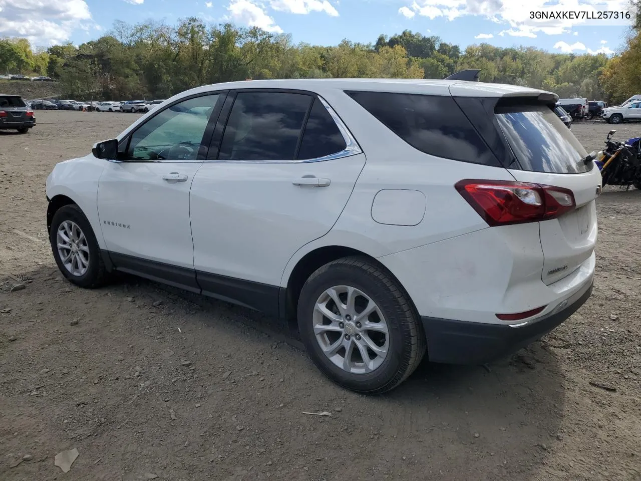 2020 Chevrolet Equinox Lt VIN: 3GNAXKEV7LL257316 Lot: 75212984