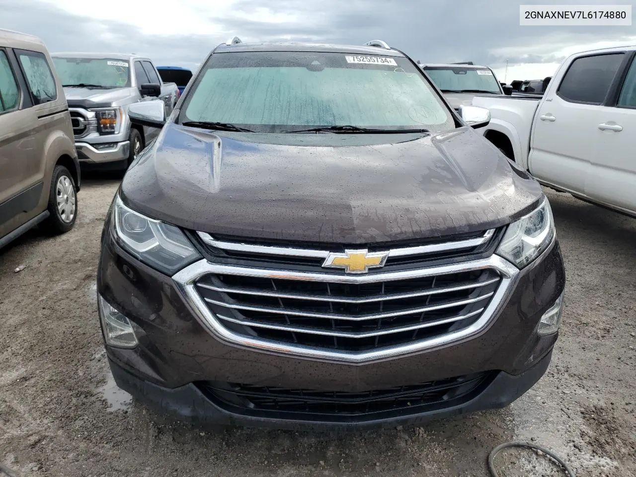 2020 Chevrolet Equinox Premier VIN: 2GNAXNEV7L6174880 Lot: 75255734