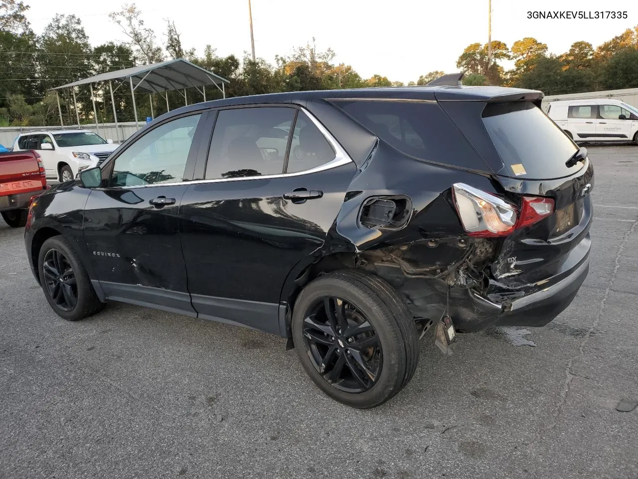 2020 Chevrolet Equinox Lt VIN: 3GNAXKEV5LL317335 Lot: 75275104