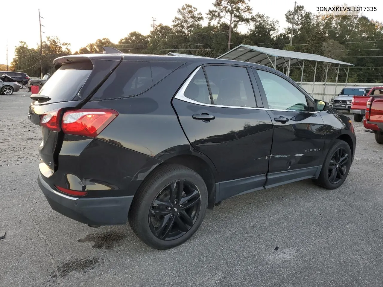 2020 Chevrolet Equinox Lt VIN: 3GNAXKEV5LL317335 Lot: 75275104