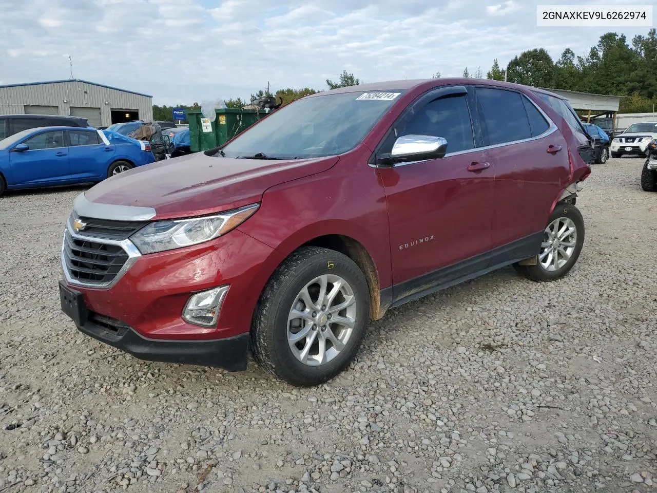 2020 Chevrolet Equinox Lt VIN: 2GNAXKEV9L6262974 Lot: 75284214