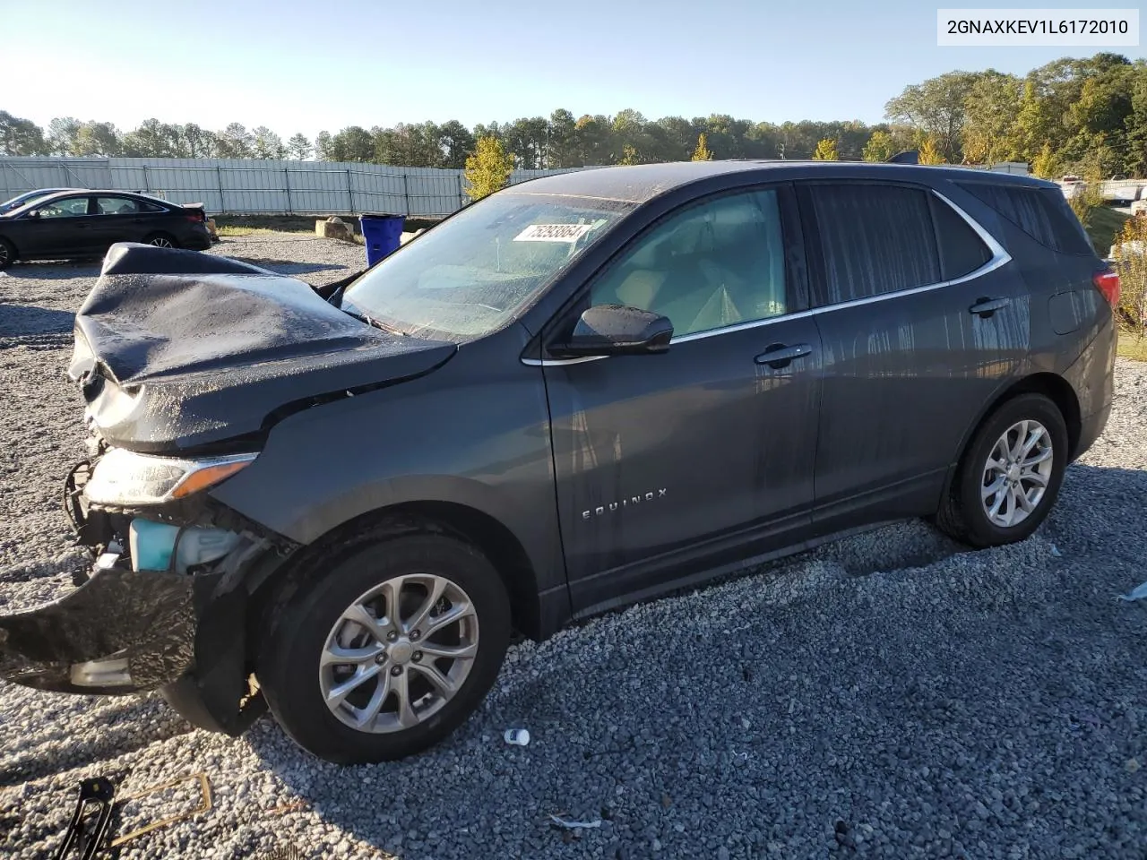 2020 Chevrolet Equinox Lt VIN: 2GNAXKEV1L6172010 Lot: 75293864