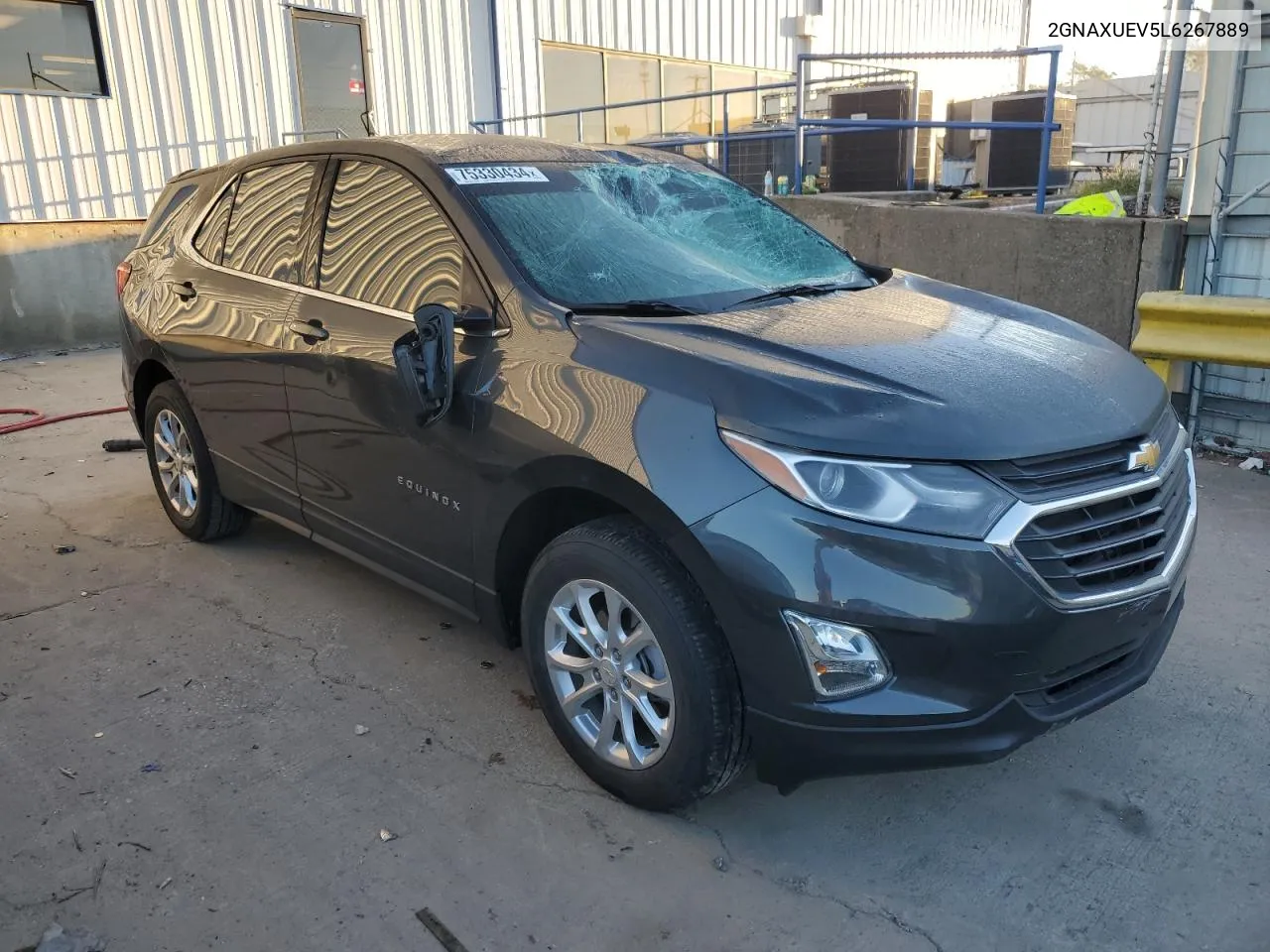 2020 Chevrolet Equinox Lt VIN: 2GNAXUEV5L6267889 Lot: 75330434