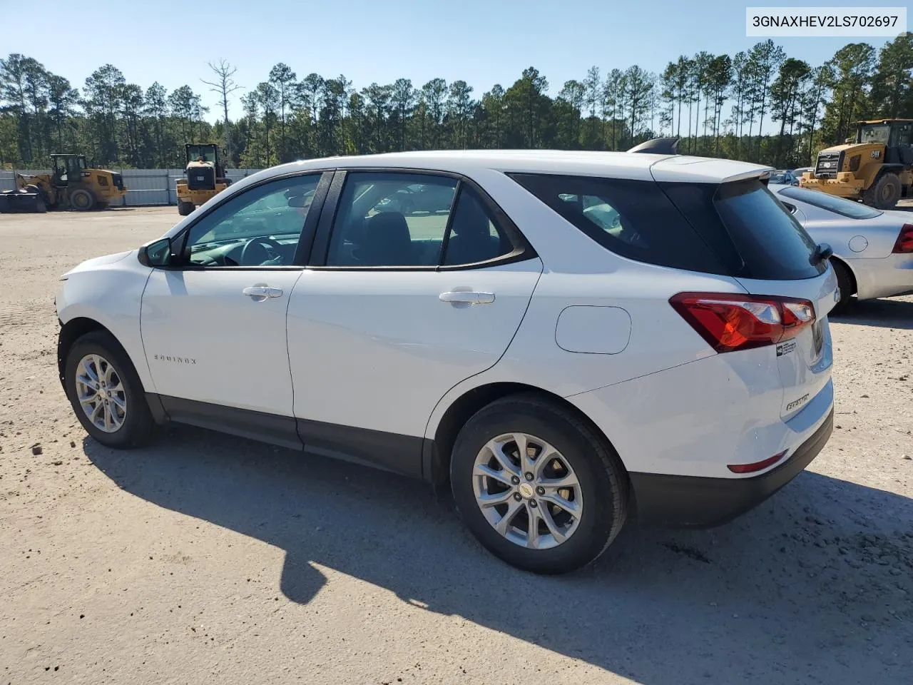 2020 Chevrolet Equinox Ls VIN: 3GNAXHEV2LS702697 Lot: 75407684