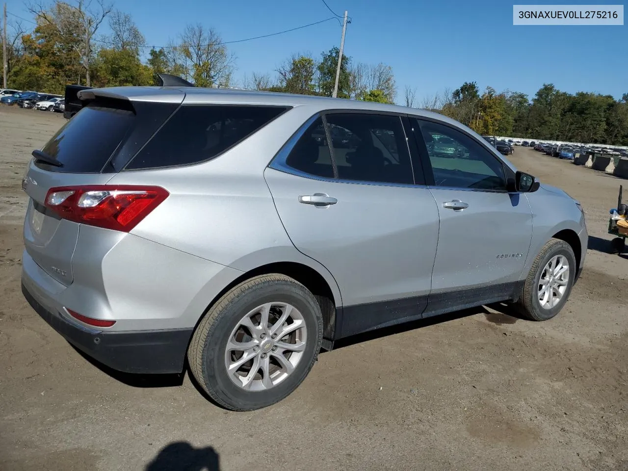 2020 Chevrolet Equinox Lt VIN: 3GNAXUEV0LL275216 Lot: 75426064