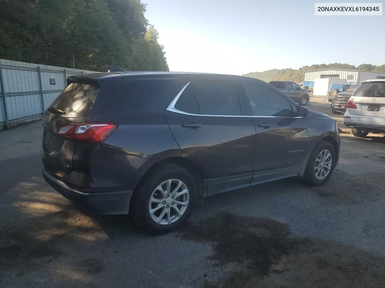 2020 Chevrolet Equinox Lt VIN: 2GNAXKEVXL6194345 Lot: 75452934