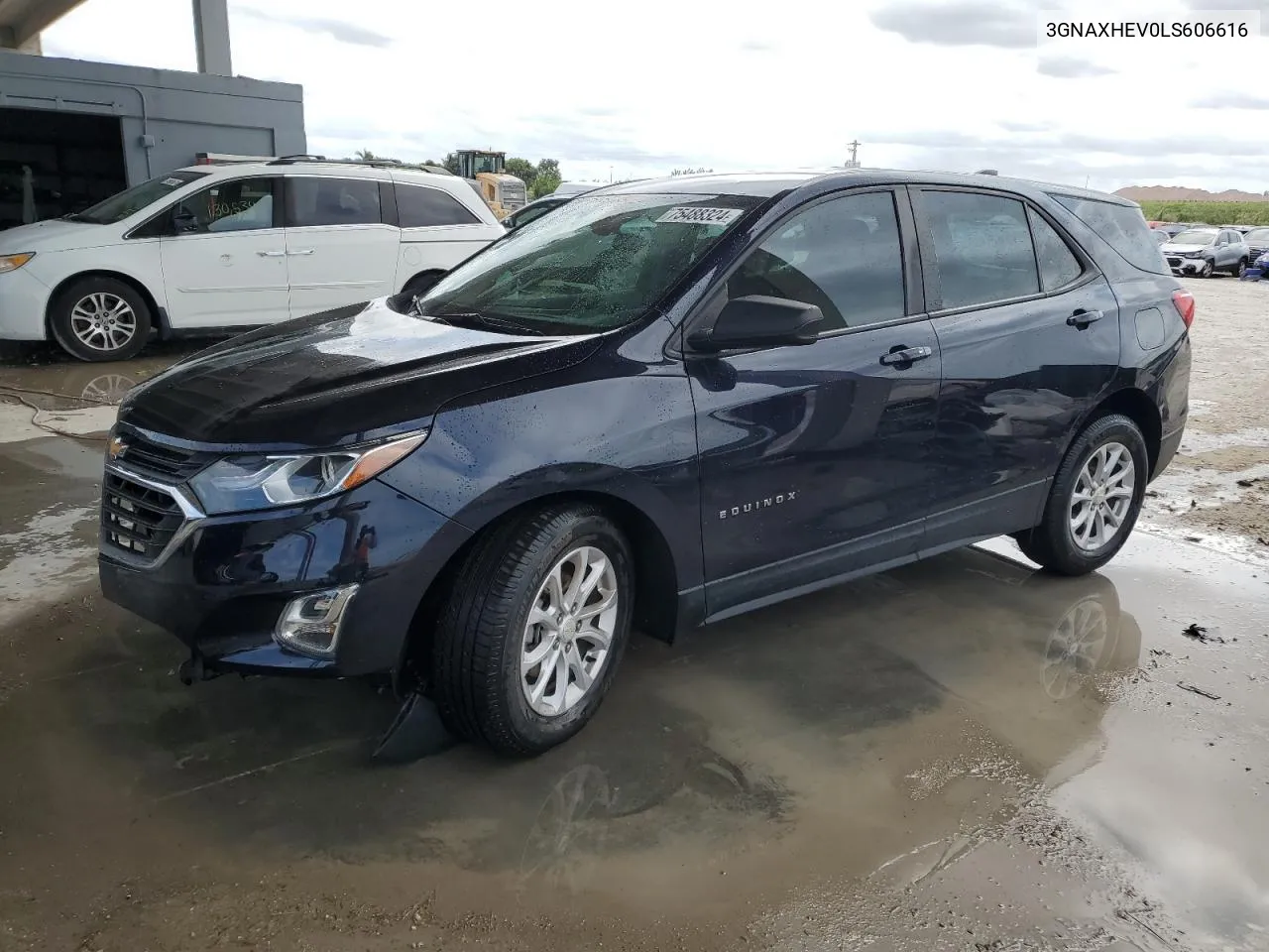 2020 Chevrolet Equinox Ls VIN: 3GNAXHEV0LS606616 Lot: 75488324