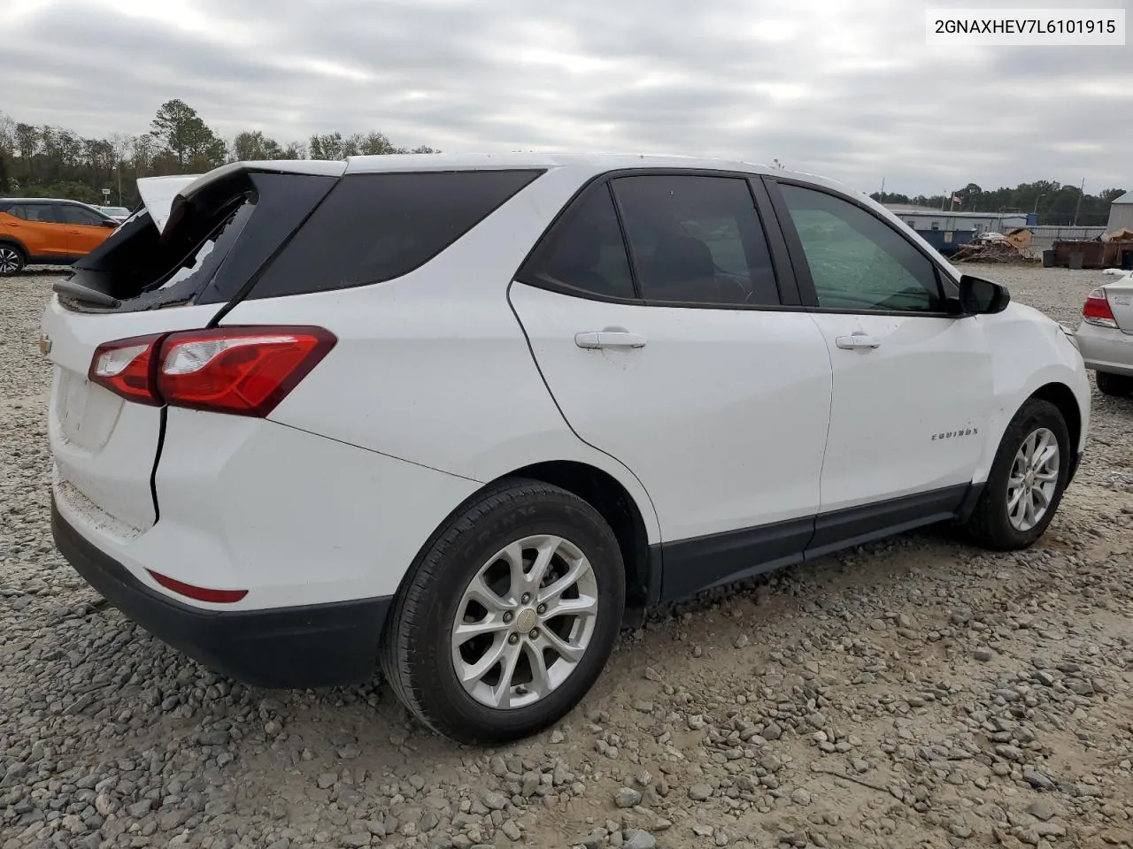 2020 Chevrolet Equinox Ls VIN: 2GNAXHEV7L6101915 Lot: 75495034