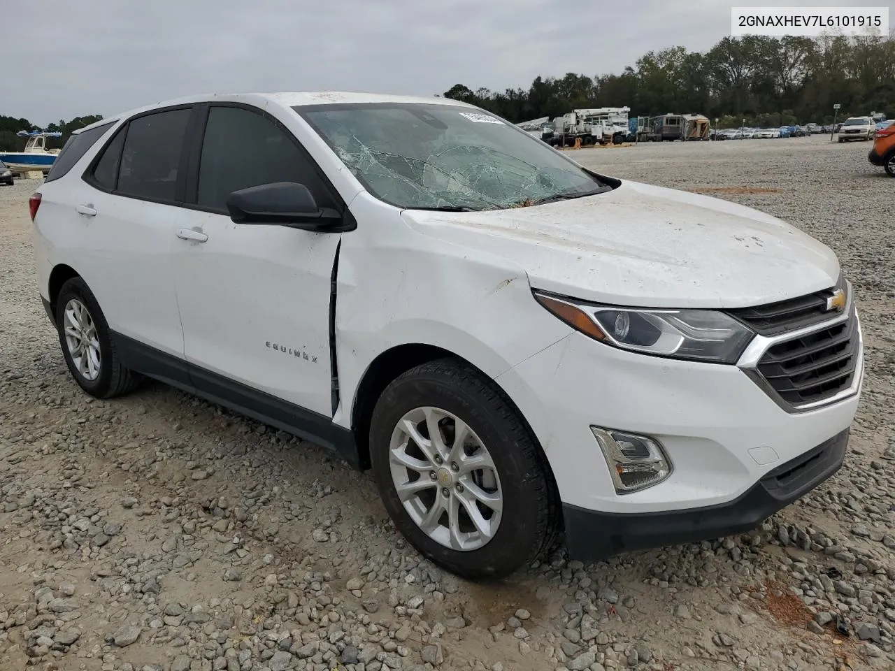 2020 Chevrolet Equinox Ls VIN: 2GNAXHEV7L6101915 Lot: 75495034