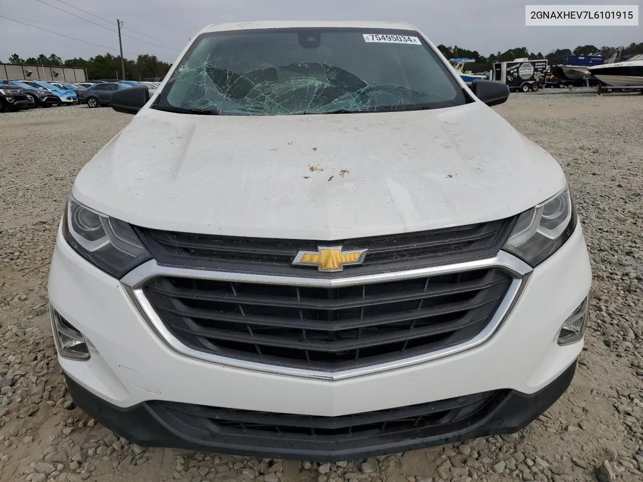 2020 Chevrolet Equinox Ls VIN: 2GNAXHEV7L6101915 Lot: 75495034