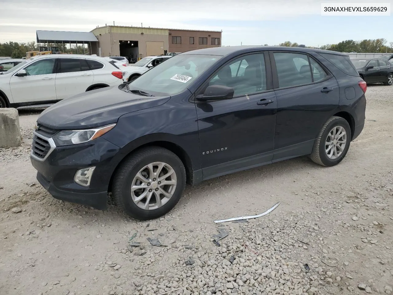 2020 Chevrolet Equinox Ls VIN: 3GNAXHEVXLS659629 Lot: 75500464