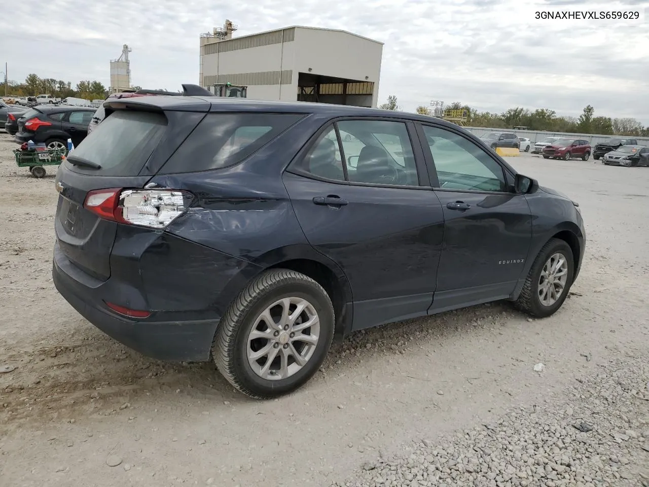 2020 Chevrolet Equinox Ls VIN: 3GNAXHEVXLS659629 Lot: 75500464