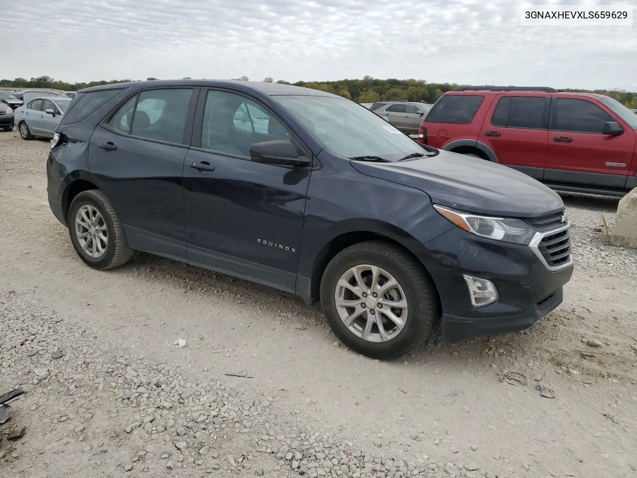 2020 Chevrolet Equinox Ls VIN: 3GNAXHEVXLS659629 Lot: 75500464