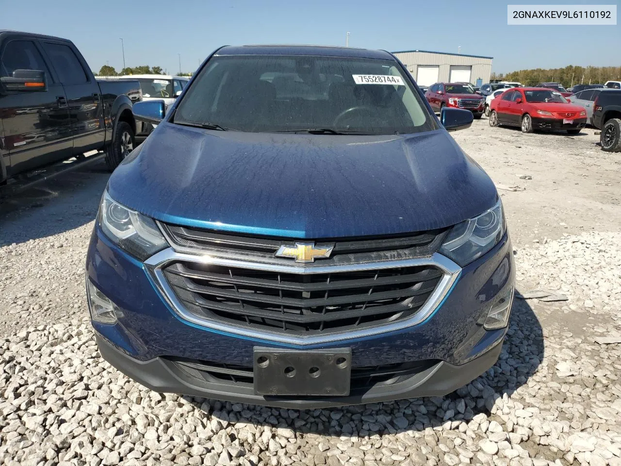 2020 Chevrolet Equinox Lt VIN: 2GNAXKEV9L6110192 Lot: 75528744