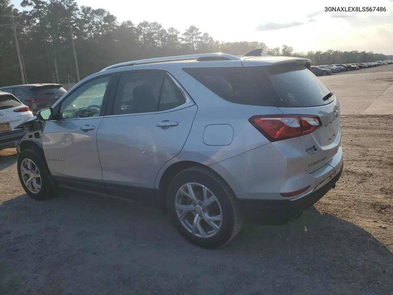 2020 Chevrolet Equinox Lt VIN: 3GNAXLEX8LS567486 Lot: 75539504