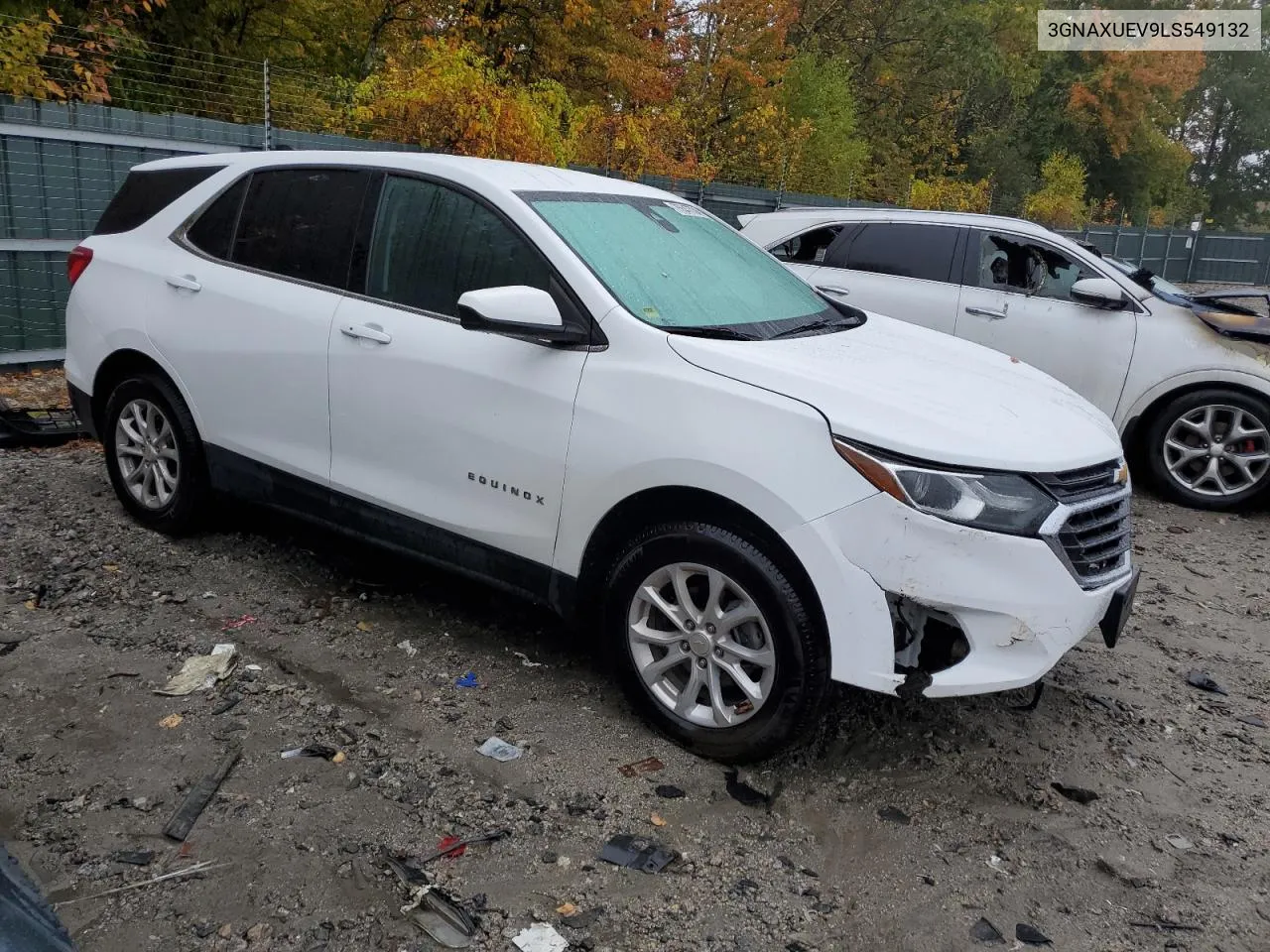 2020 Chevrolet Equinox Lt VIN: 3GNAXUEV9LS549132 Lot: 75547734