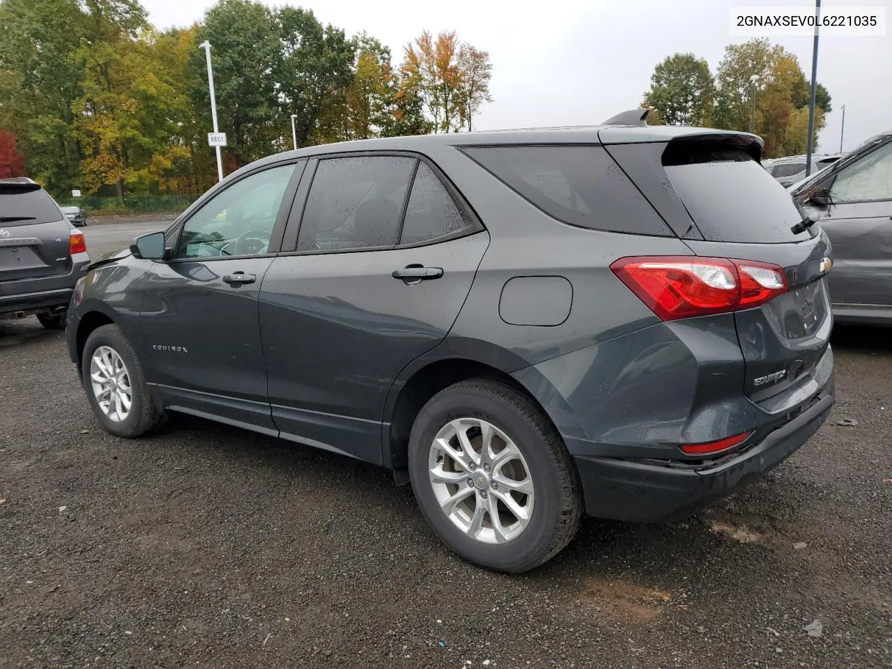 2020 Chevrolet Equinox Ls VIN: 2GNAXSEV0L6221035 Lot: 75587994