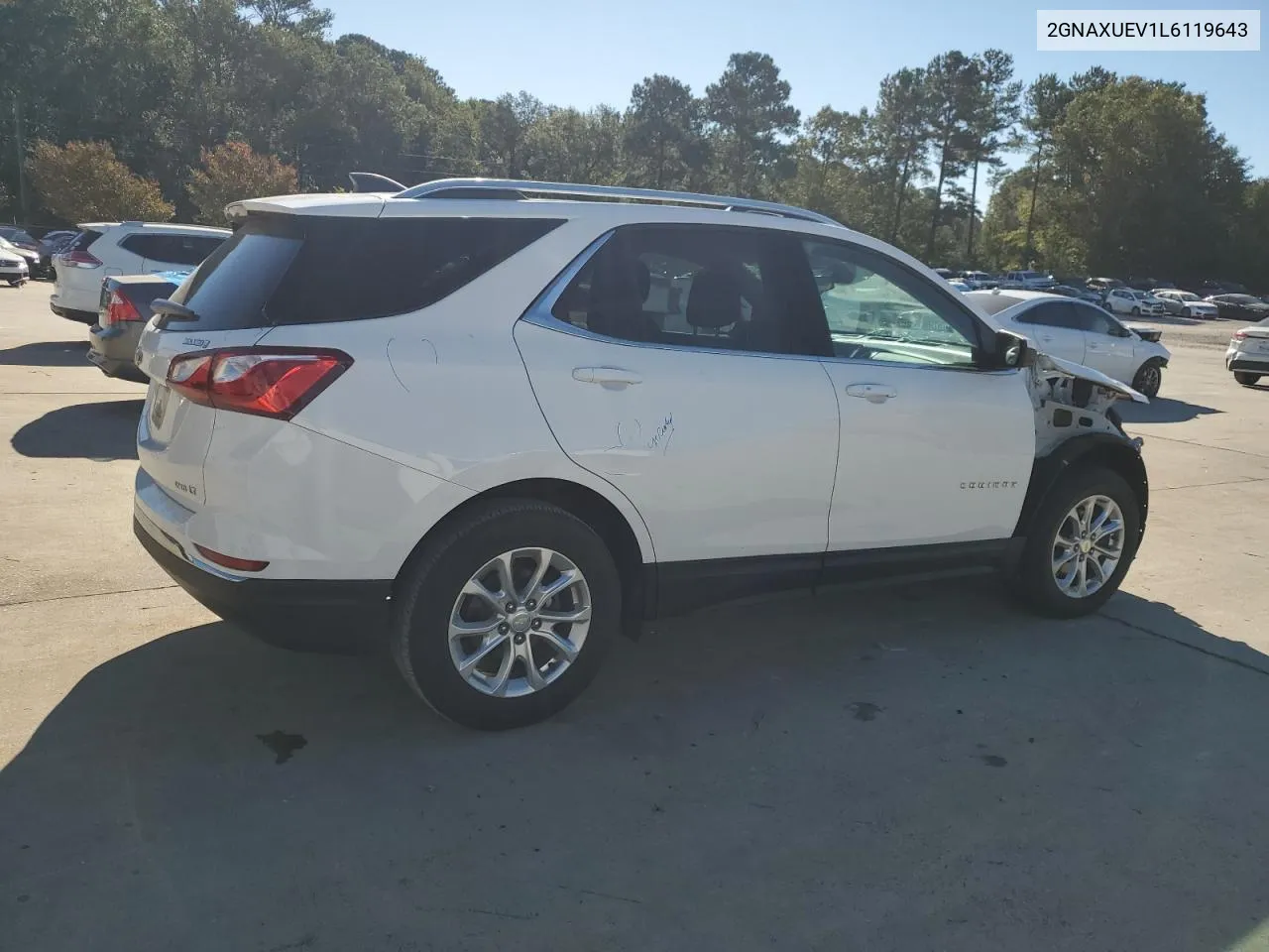 2020 Chevrolet Equinox Lt VIN: 2GNAXUEV1L6119643 Lot: 75593904