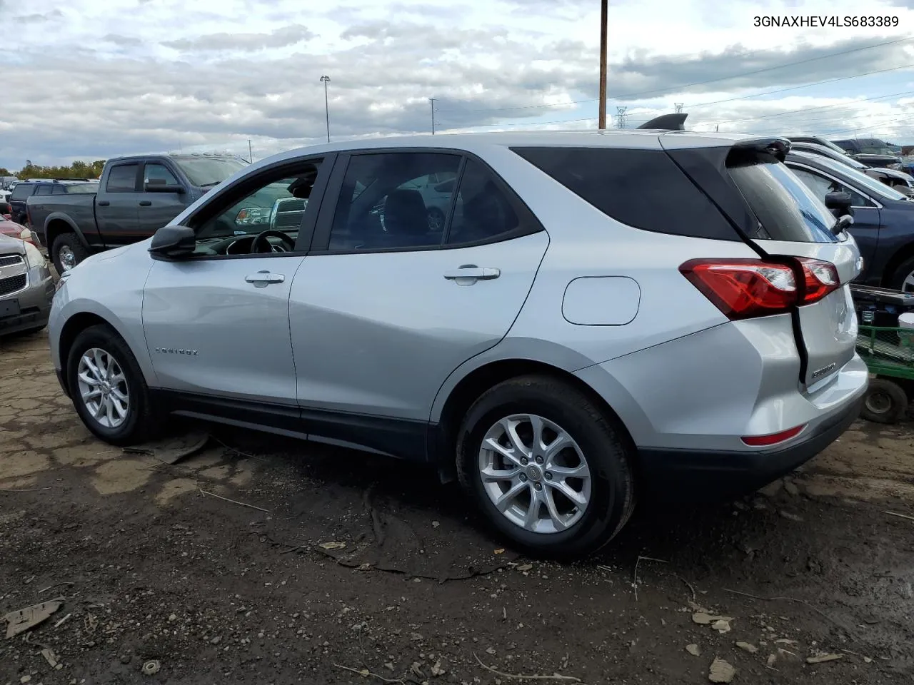 2020 Chevrolet Equinox Ls VIN: 3GNAXHEV4LS683389 Lot: 75661684