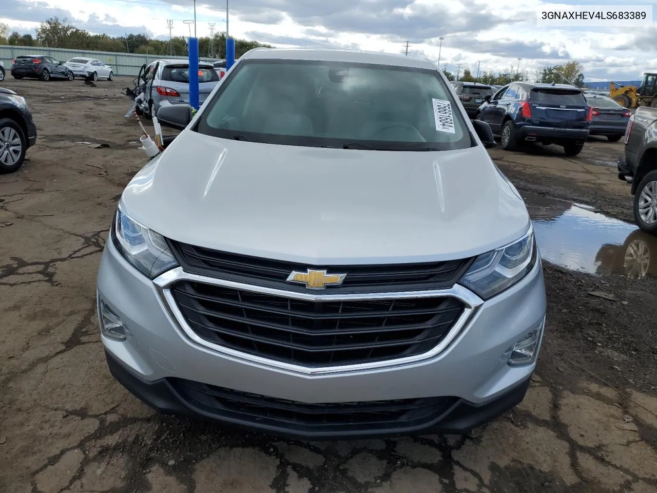 2020 Chevrolet Equinox Ls VIN: 3GNAXHEV4LS683389 Lot: 75661684