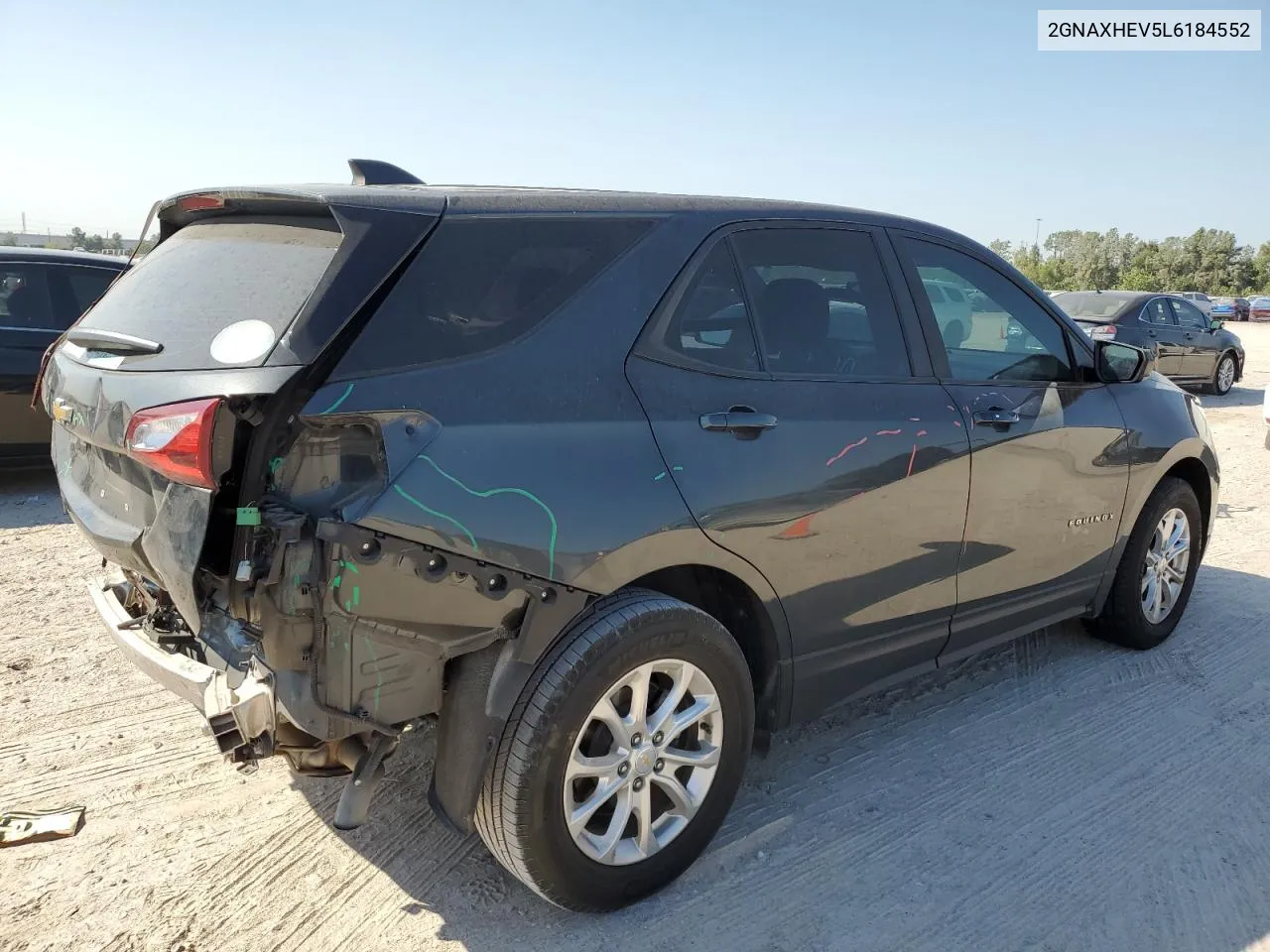 2020 Chevrolet Equinox Ls VIN: 2GNAXHEV5L6184552 Lot: 75708344