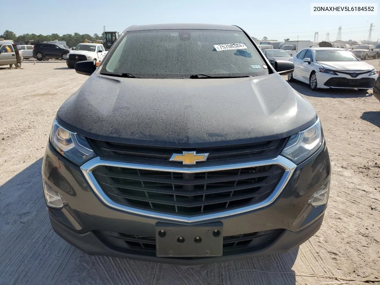 2020 Chevrolet Equinox Ls VIN: 2GNAXHEV5L6184552 Lot: 75708344