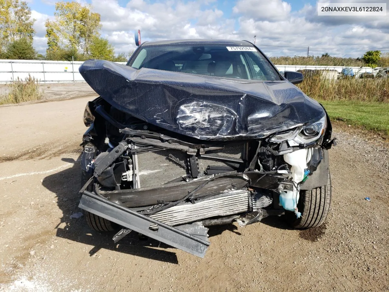 2020 Chevrolet Equinox Lt VIN: 2GNAXKEV3L6122824 Lot: 75792084