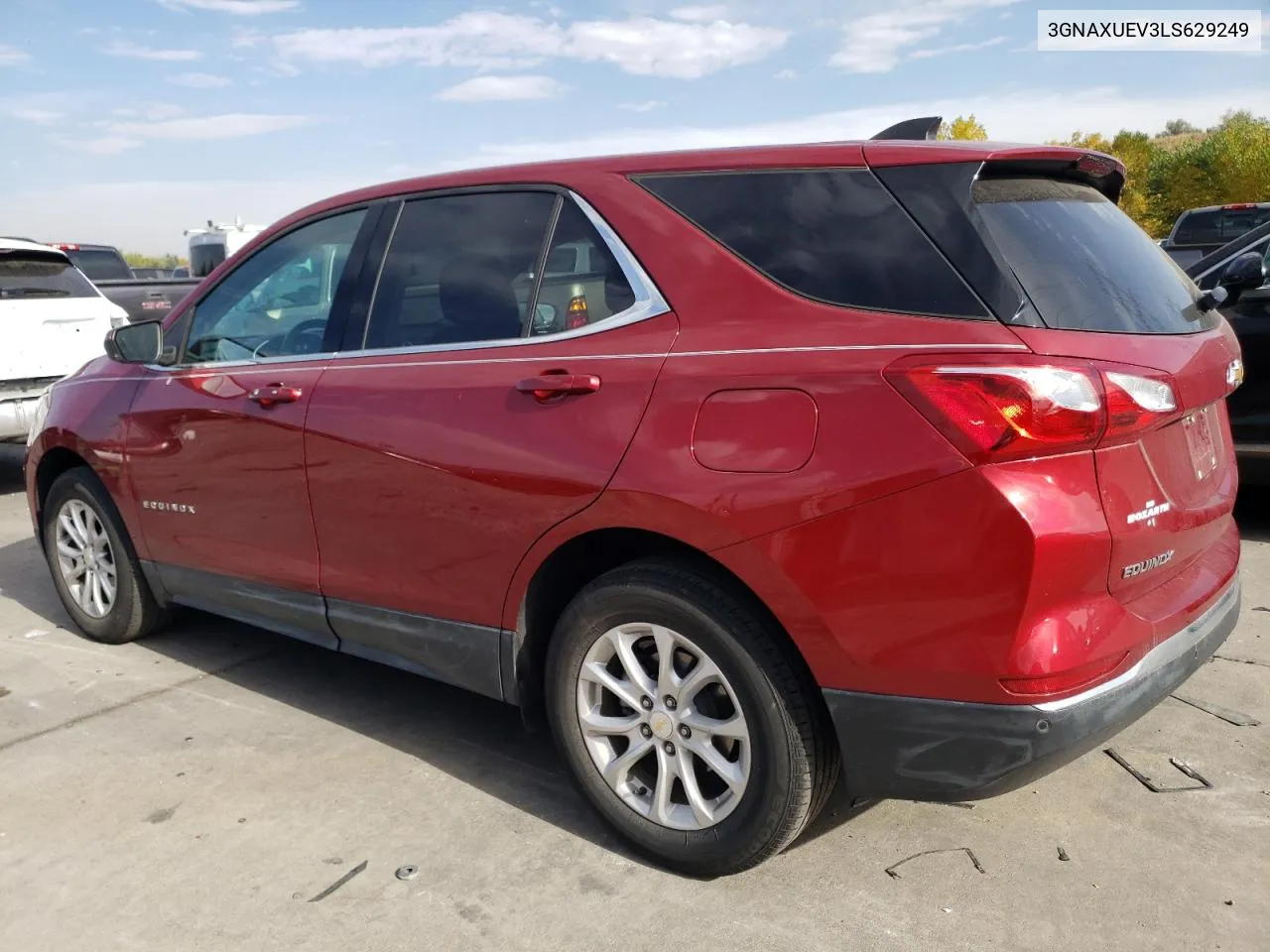 2020 Chevrolet Equinox Lt VIN: 3GNAXUEV3LS629249 Lot: 75883294