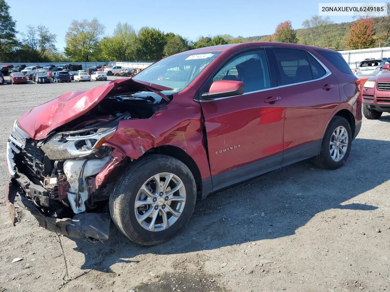 2020 Chevrolet Equinox Lt VIN: 2GNAXUEV0L6249185 Lot: 75914024