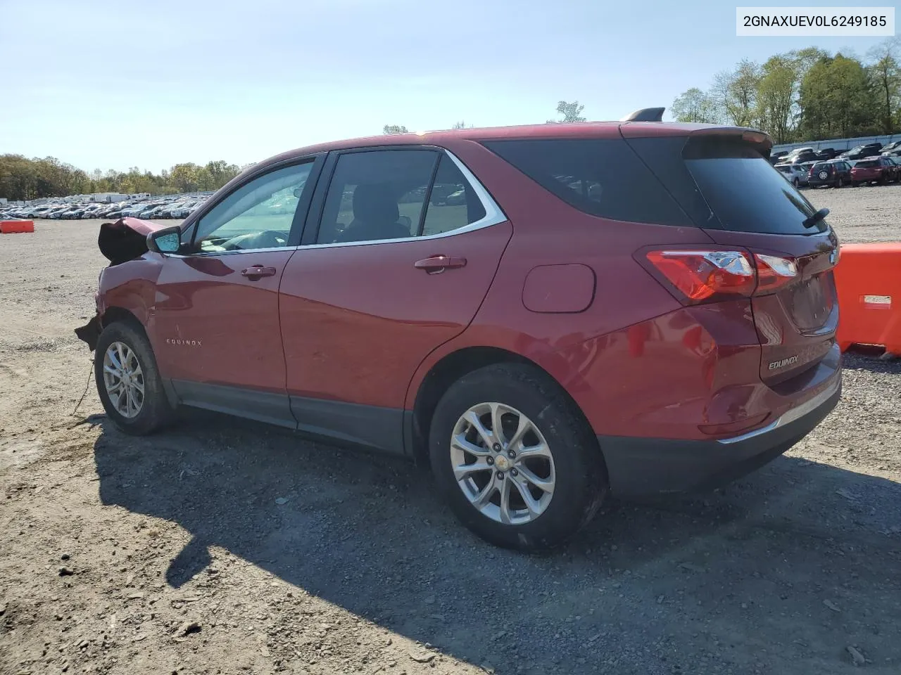 2020 Chevrolet Equinox Lt VIN: 2GNAXUEV0L6249185 Lot: 75914024