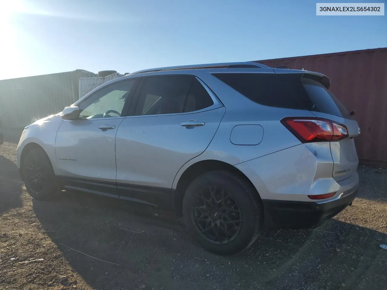 2020 Chevrolet Equinox Lt VIN: 3GNAXLEX2LS654302 Lot: 75921414