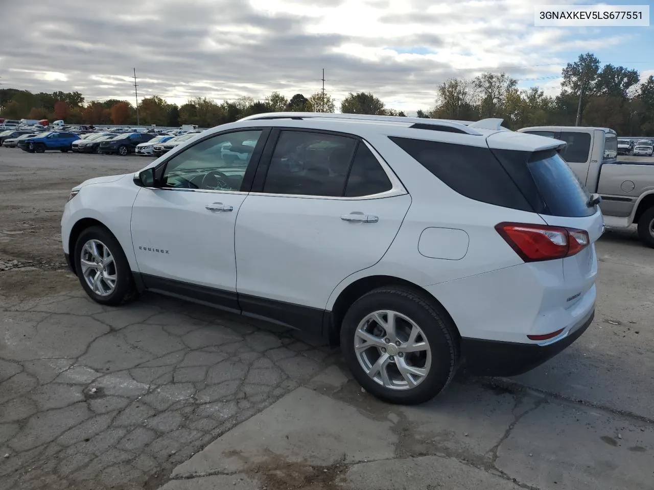 2020 Chevrolet Equinox Lt VIN: 3GNAXKEV5LS677551 Lot: 75946184