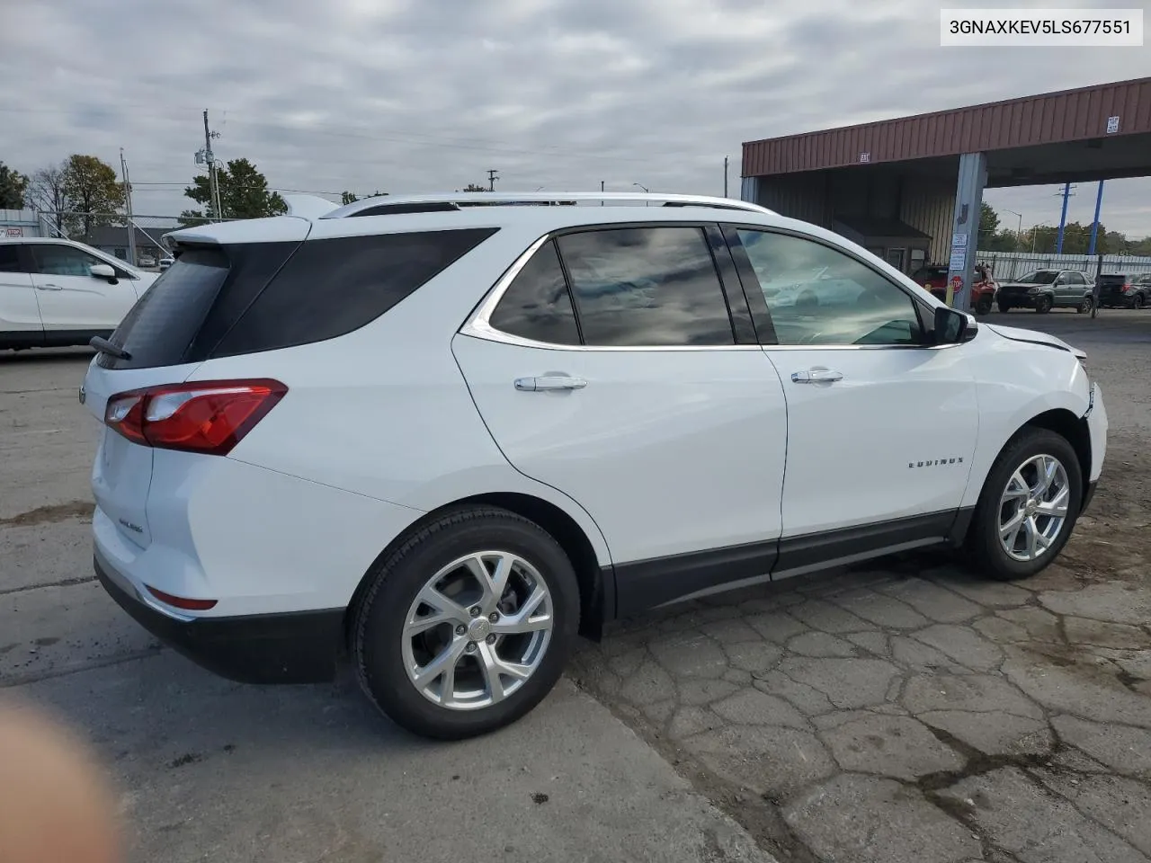 2020 Chevrolet Equinox Lt VIN: 3GNAXKEV5LS677551 Lot: 75946184