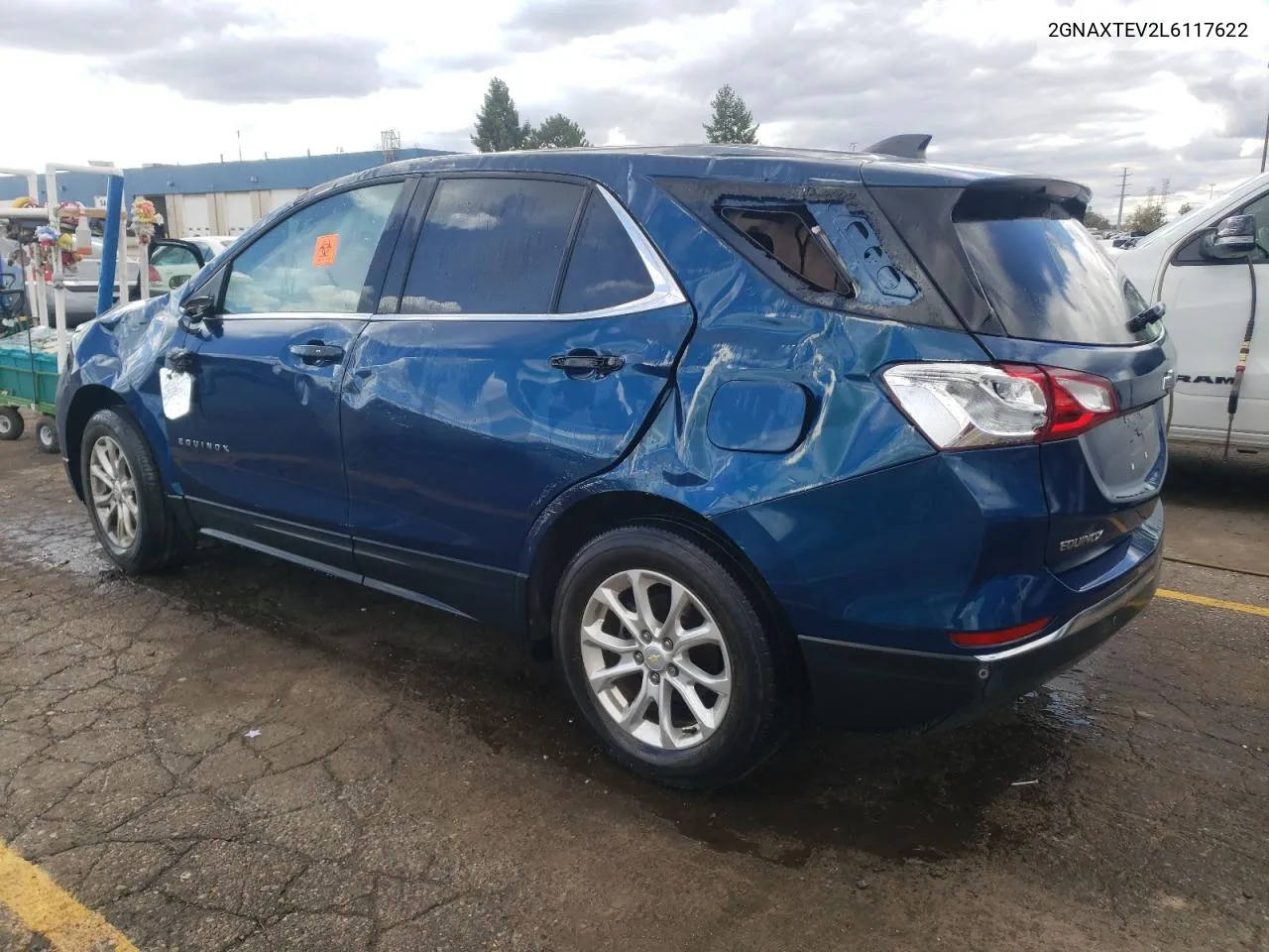 2020 Chevrolet Equinox Lt VIN: 2GNAXTEV2L6117622 Lot: 76003574