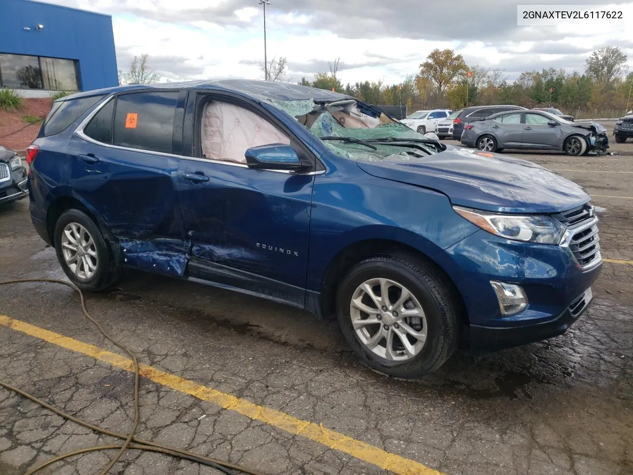 2020 Chevrolet Equinox Lt VIN: 2GNAXTEV2L6117622 Lot: 76003574