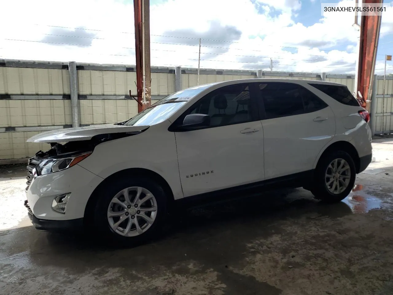 2020 Chevrolet Equinox Ls VIN: 3GNAXHEV5LS561561 Lot: 76033854