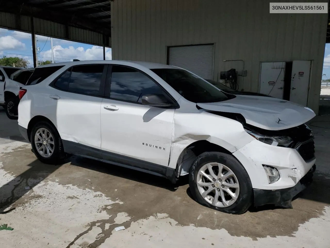 2020 Chevrolet Equinox Ls VIN: 3GNAXHEV5LS561561 Lot: 76033854