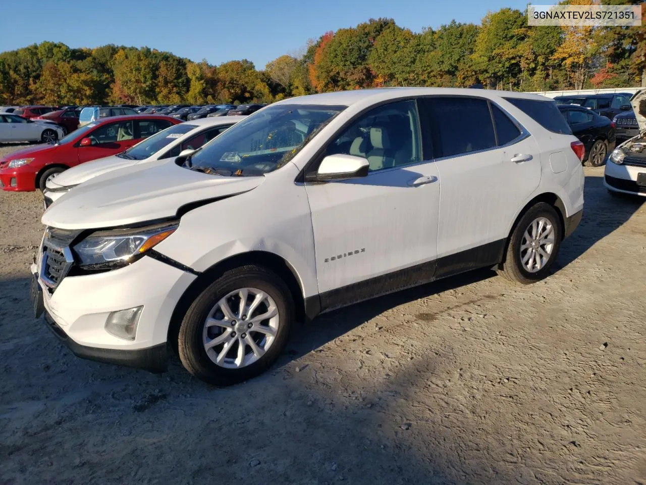 2020 Chevrolet Equinox Lt VIN: 3GNAXTEV2LS721351 Lot: 76092194