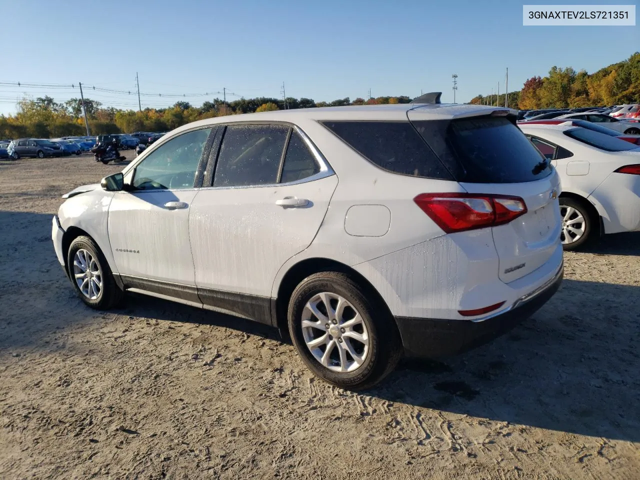 2020 Chevrolet Equinox Lt VIN: 3GNAXTEV2LS721351 Lot: 76092194