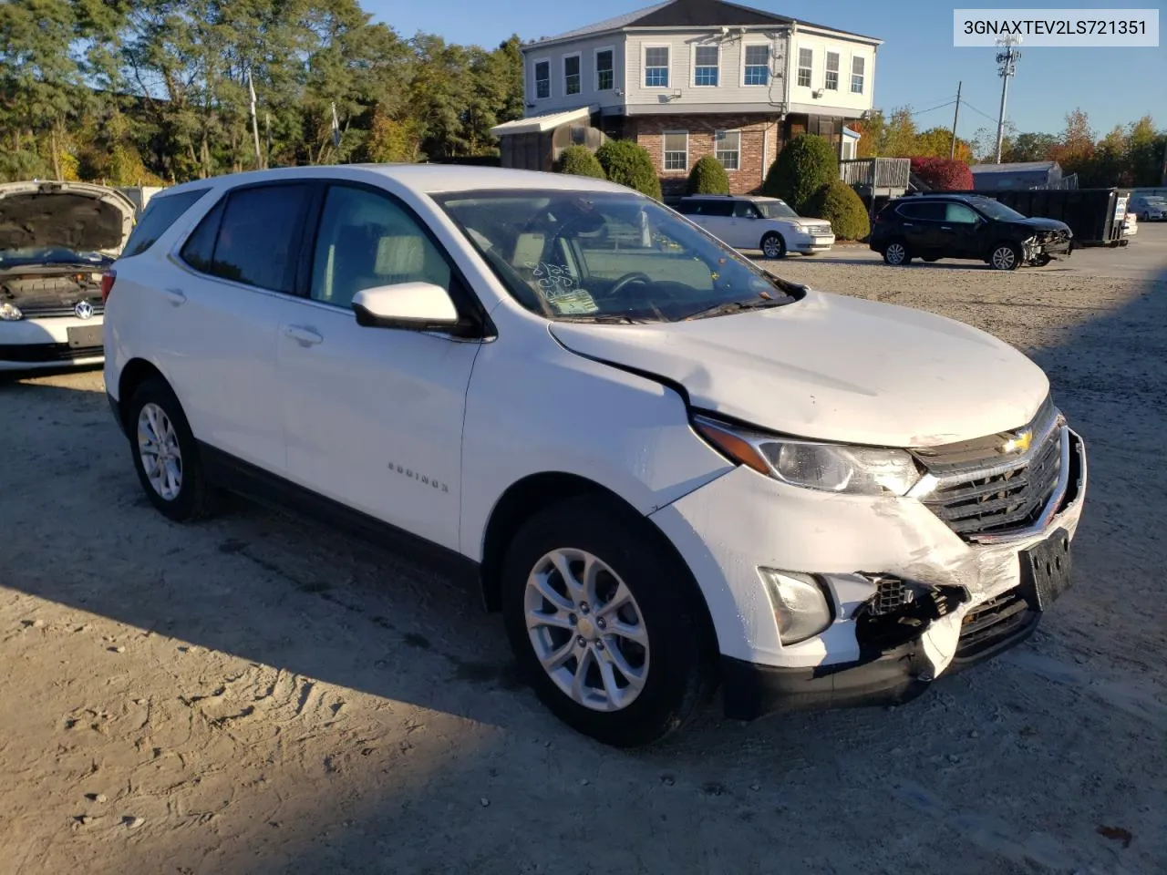 2020 Chevrolet Equinox Lt VIN: 3GNAXTEV2LS721351 Lot: 76092194