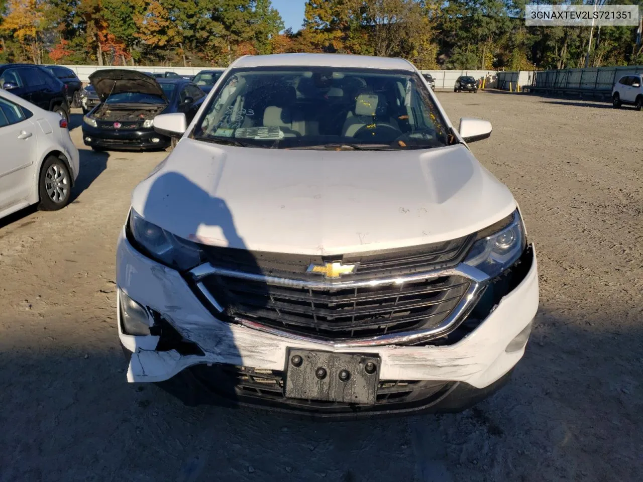 2020 Chevrolet Equinox Lt VIN: 3GNAXTEV2LS721351 Lot: 76092194