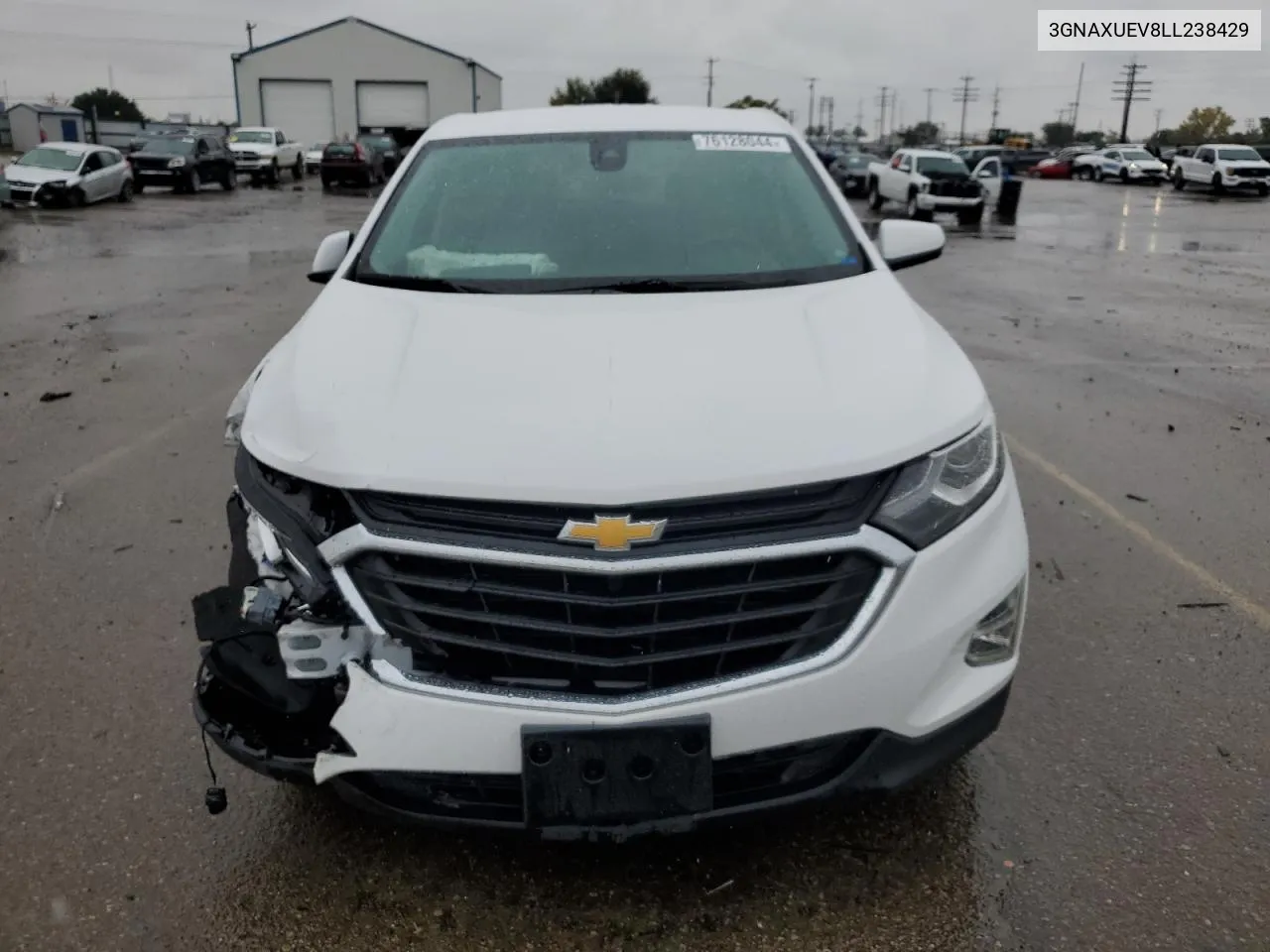 2020 Chevrolet Equinox Lt VIN: 3GNAXUEV8LL238429 Lot: 76128044