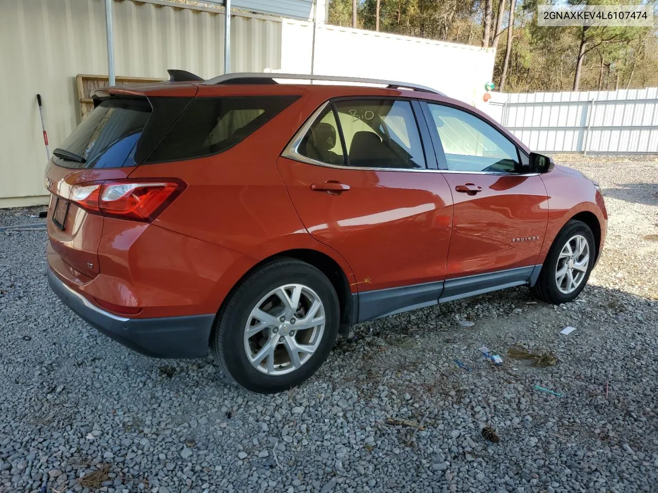 2020 Chevrolet Equinox Lt VIN: 2GNAXKEV4L6107474 Lot: 76132264