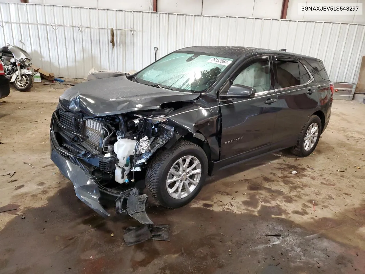 2020 Chevrolet Equinox Lt VIN: 3GNAXJEV5LS548297 Lot: 76153864